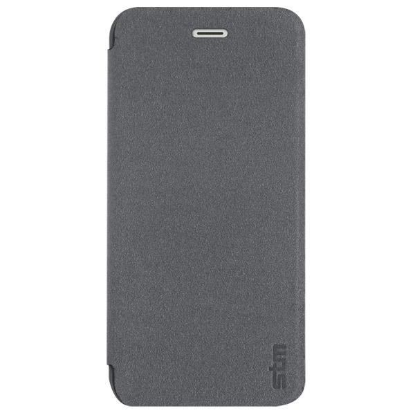 Flip for iPhone 6: Front cover closed (Charcoal)
