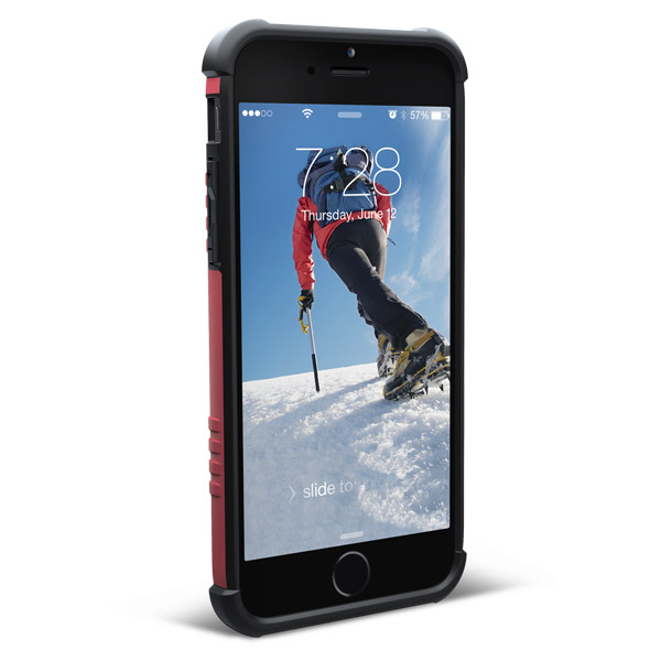 UAG Case for iPhone 6: Front with phone (Valkyrie)